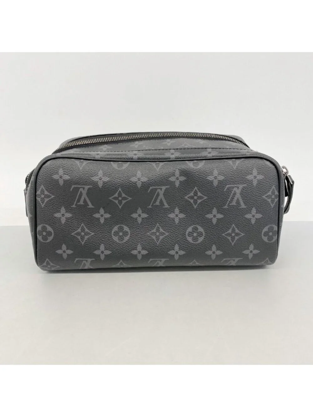 Louis Vuitton Handbag Monogram Empreinte Dopp Kit Black Gray